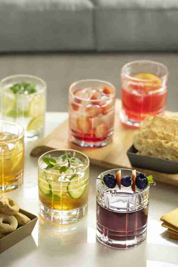 RCR Cristalleria Italiana Any - Set of 6 Glass Glasses