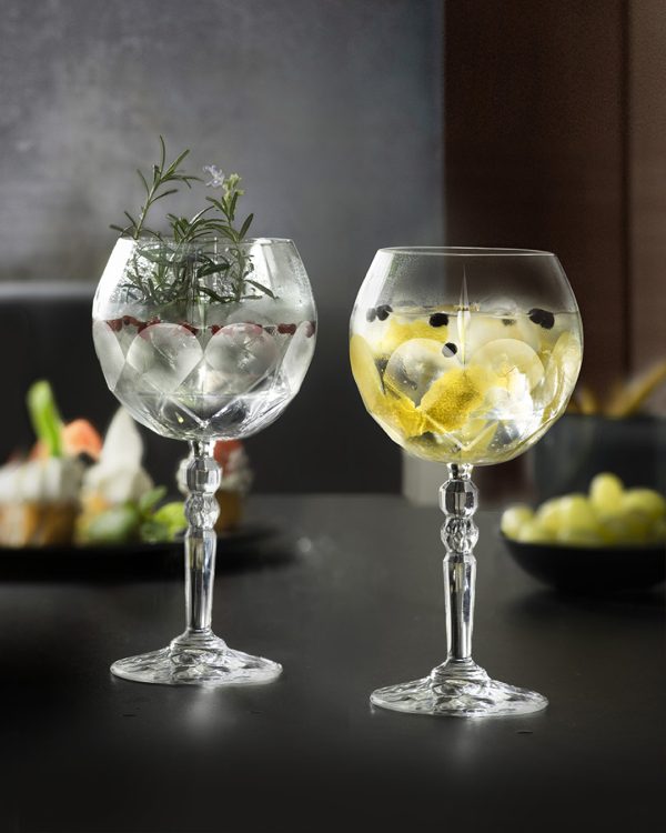 RCR Cristalleria Italiana Alkemist Calice Gin Tonic - Set da 6 Calici Gin Tonic in Vetro