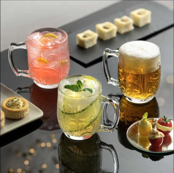 RCR Cristalleria Italiana Tattoo Mule - Set da 4 Bicchieri Cocktail in Cristallo