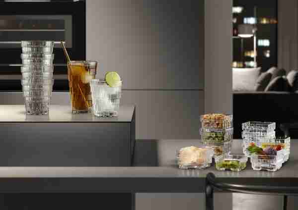 RCR Cristalleria Italiana Stack HB - Set of 6 Long Drink Glasses in Glass