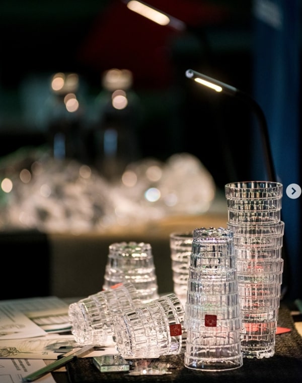 RCR Cristalleria Italiana Stack - DOF - Set of 6 Glass Glasses