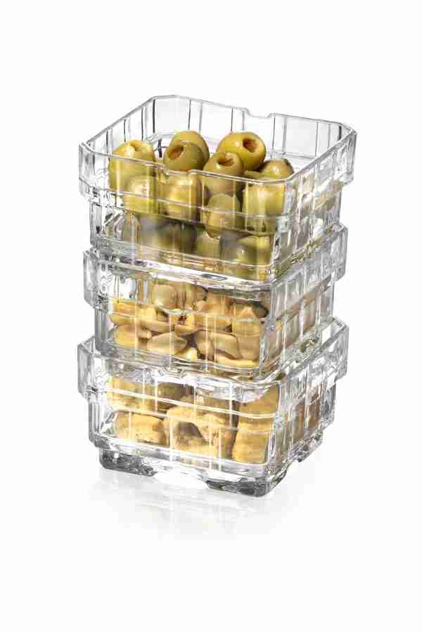 RCR Cristalleria Italiana Stack 87 - Set da 6 Coppette Impilabili 8.7x8xh5,1 cm