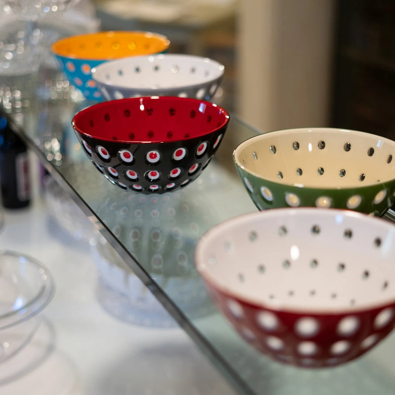 guzzini guzzini contenitore le murrine in san d 20 cm smeraldo bianco rosso ean 8008392392439