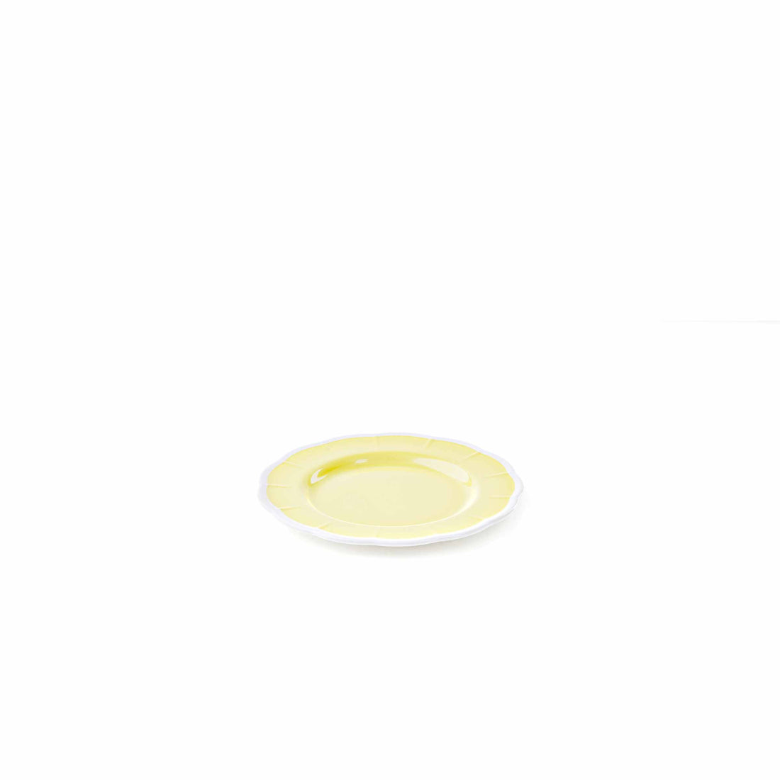 GUZZINI Piatto Dessert Melamina Flora D 21 Cm Table Decor Giallo Polvere