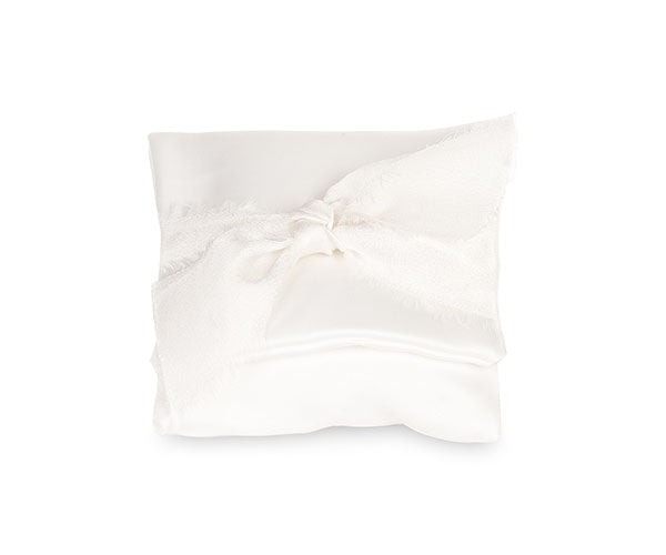 Cupido&Co. Portaconfetti Bustina Raso 9 x 9 Cm con Nastro 12 Pz