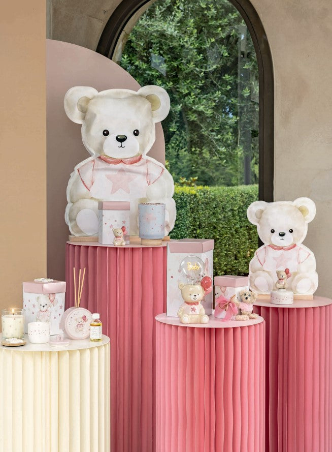 Cupido&Co. Folding Paper Cylinder with Tray D 350 Mm H 600 Mm Beige