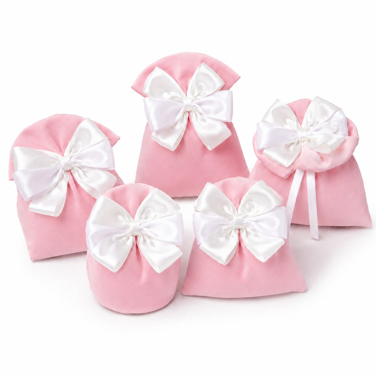 Creazioni per Enzo Sacchetto Bomboniera Colorado 13X11 Cm Portaconfetti Rosa Cf 10 Pz