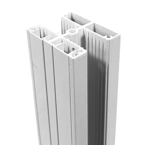 L'Arcolaio Recinzione Ami Palo Doppio H.146cm Bianco Lucido