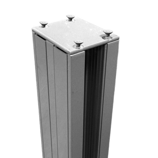 L'Arcolaio Recinzione Ami Palo Doppio H.146cm Bianco Lucido