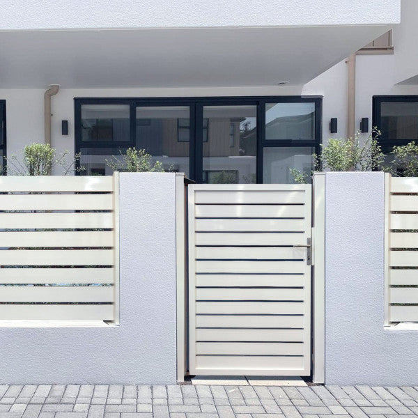 L'Arcolaio Cancello Pedonale Miami 100x160cm Bianco Lucido