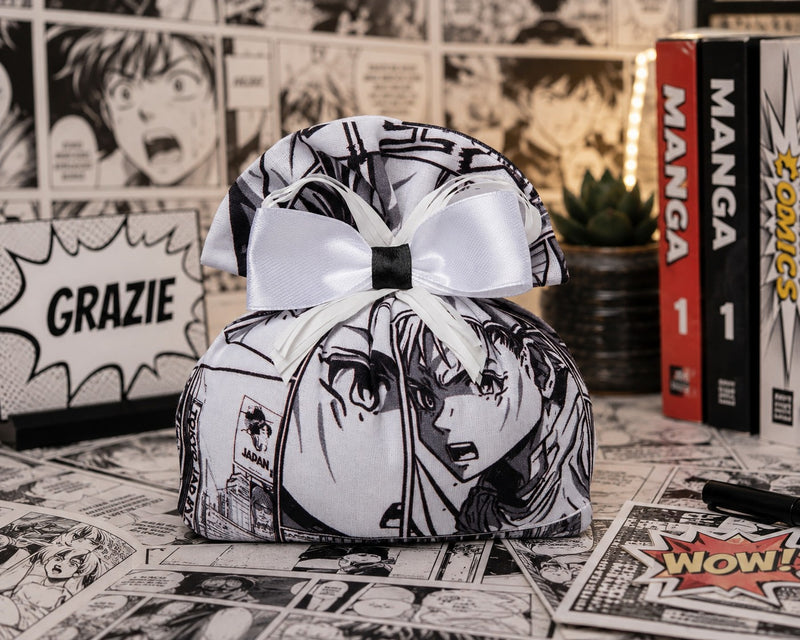 Creazioni per Enzo Sacchetto Bomboniera Portaconfetti Comics Anime Flipper 13x14 cm Cf 10 pz