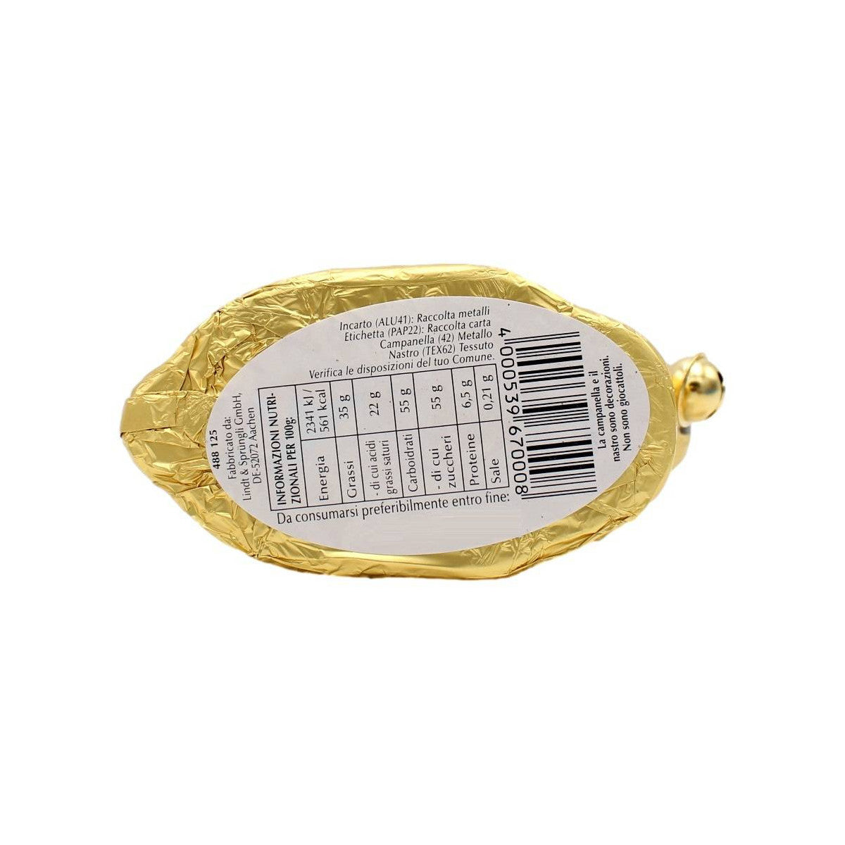 Lindt Coniglietto Bunny Cioccolata Bianca 100 Gr