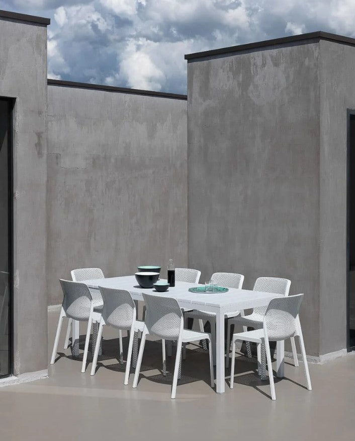 nardi nardi tavolo rio 140 extensible 140 210 x 85 cm h 76 cm alluminio tortora ean 8010352828650