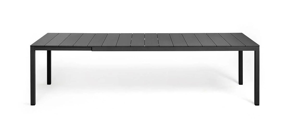 nardi nardi tavolo rio alluminio 210 extensible 210 280 x 100 cm h 75 cm antracite ean 8010352833166