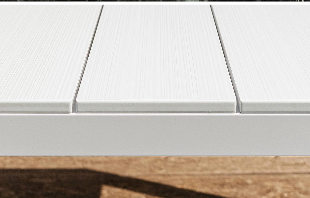 nardi nardi tavolo rio alluminio 210 extensible 210 280 x 100 cm h 75 cm bianco ean 8010352833203