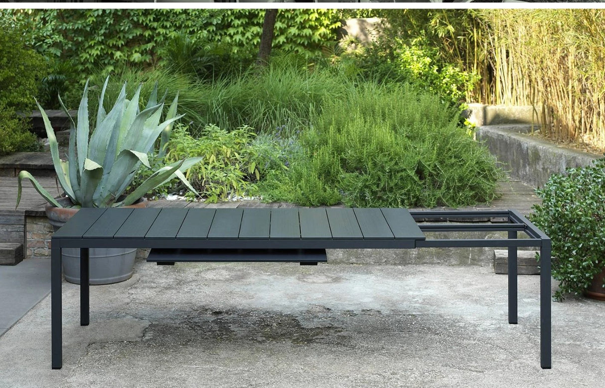 nardi nardi tavolo rio alluminio 210 extensible 210 280 x 100 cm h 75 cm tortora ean 8010352833241
