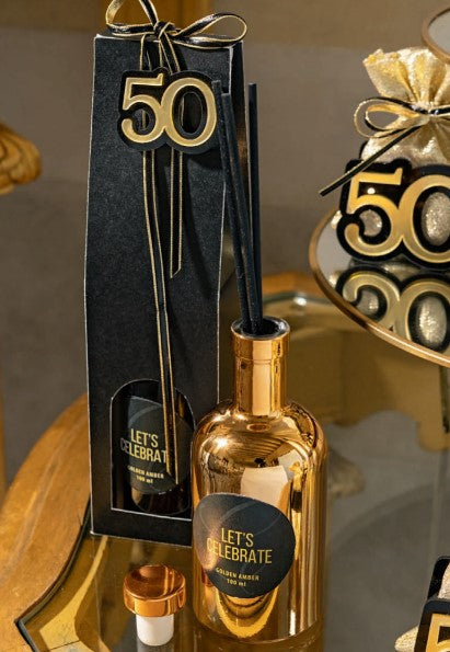 Cupido&Co. 50 Oro Nero con Sacchetto Oro 65 x 90 Mm 12 Pz