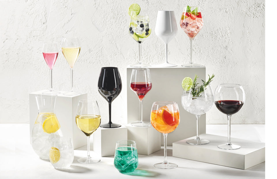 Gold Plast Wine Cocktail Goblet 470 Cc Purple