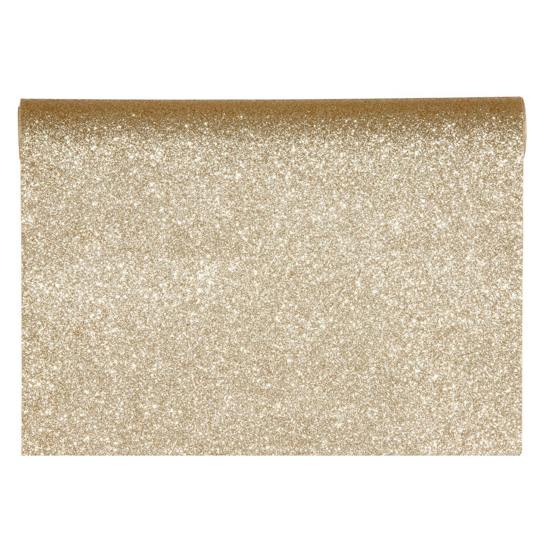 Piovaccari Runner Desirée Champagne 28 cm x 2,5 m – Runner Decorativo Natalizio per Tavola, Centrotavola e Addobbi di Natale