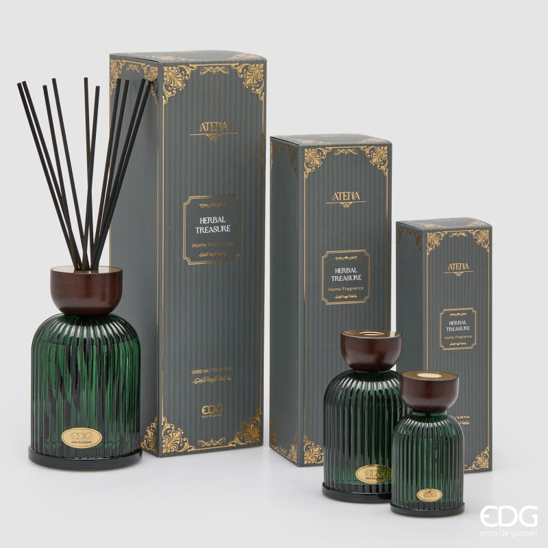 EDG Enzo De Gasperi Profumatore Bottiglia Atena Herbal Treasure 180 ml – Profumatore Ambiente Natalizio