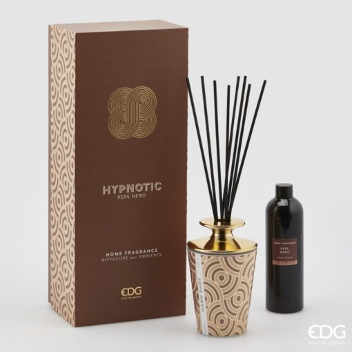EDG Enzo De Gasperi Profumatore Hypnotic 400 Ml H 15 Cm Pepe Nero