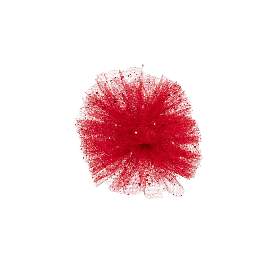 Piovaccari Pon Pon Rosso Ø25 cm – Decorazione Natalizia per Albero di Natale, Addobbi, Feste e Allestimenti Decorativi