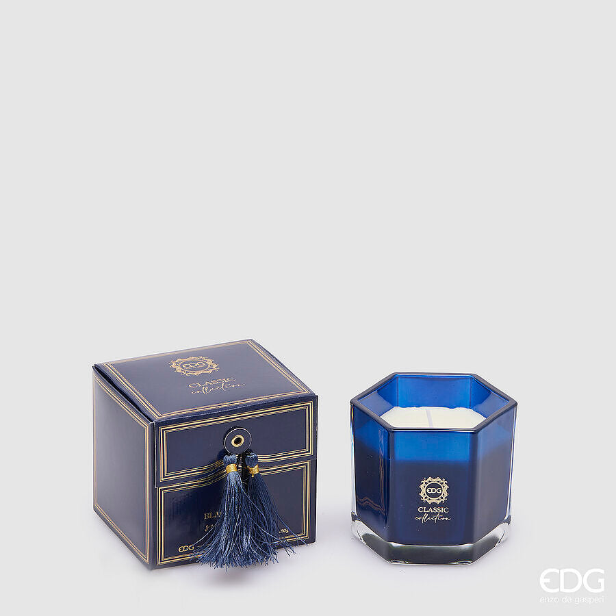 EDG Enzo De Gasperi Candela Classic con Profumo H 8,5 Cm D 8,5 Cm Black Forest