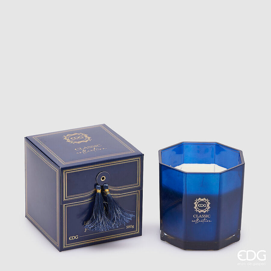 EDG Enzo De Gasperi Candela Classic con Profumo H 13 Cm D 13 Cm Black Forest