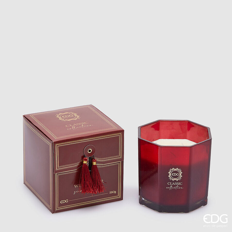 EDG Enzo De Gasperi Candela Classic con Profumo H 13 Cm D 13 Cm Wild Ginger
