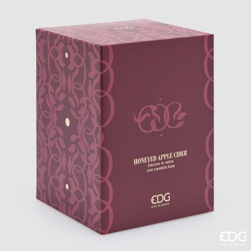 EDG Enzo De Gasperi Candela Symbol Profumata Honeyed Apple Cider H23 Ø18,5 cm – Idea Regalo Natale
