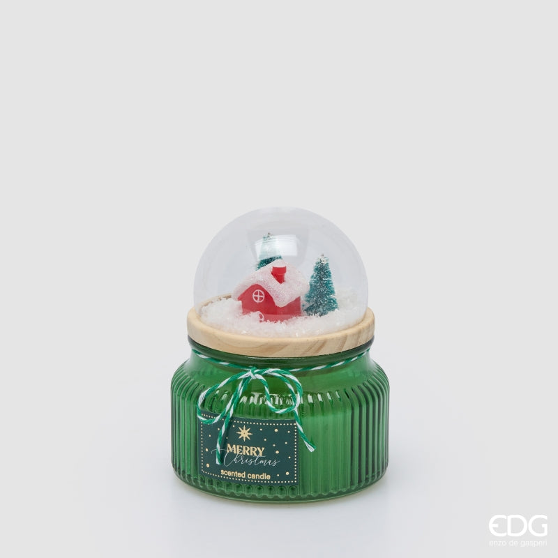 EDG Enzo De Gasperi Candela Natalizia Cupola Profumata Cardamom Snaps H12,5 Ø10 cm – Decorazione di Natale