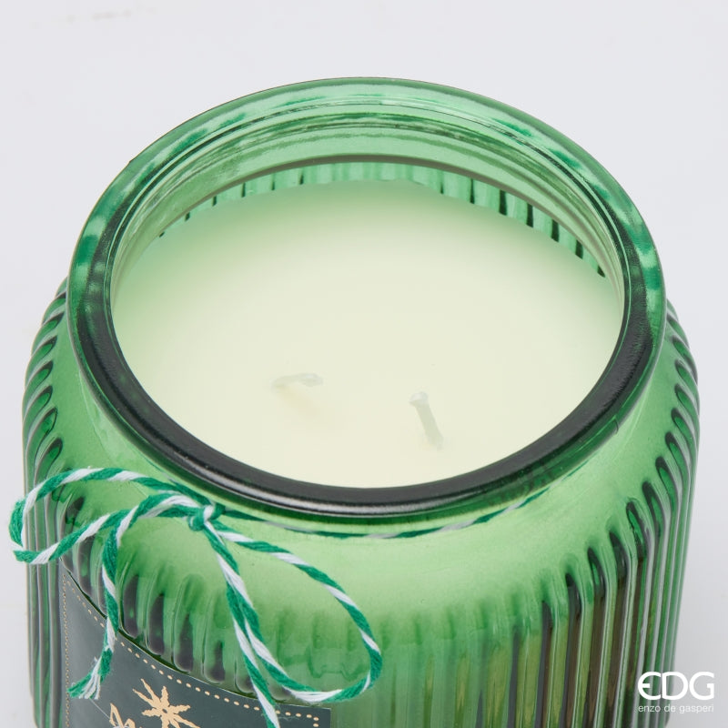 EDG Enzo De Gasperi Candela Profumata con Cupola Cardamom Snaps H15 Ø10 cm – Decorazione di Natale