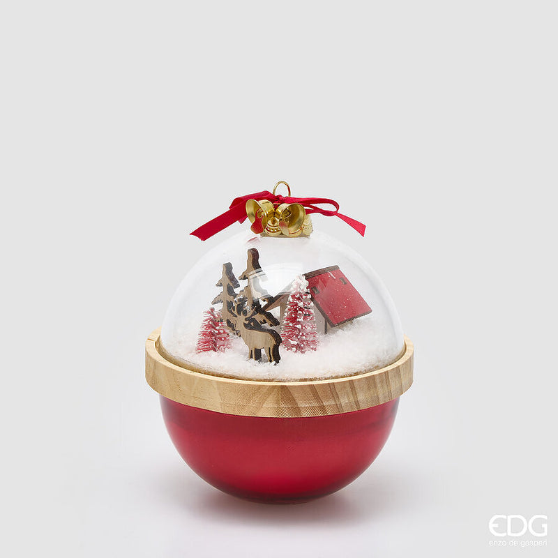 EDG Enzo De Gasperi Candela Profumata con Cupola Honeyed Apple Cider H12 Ø11 cm – Idea Regalo Natale