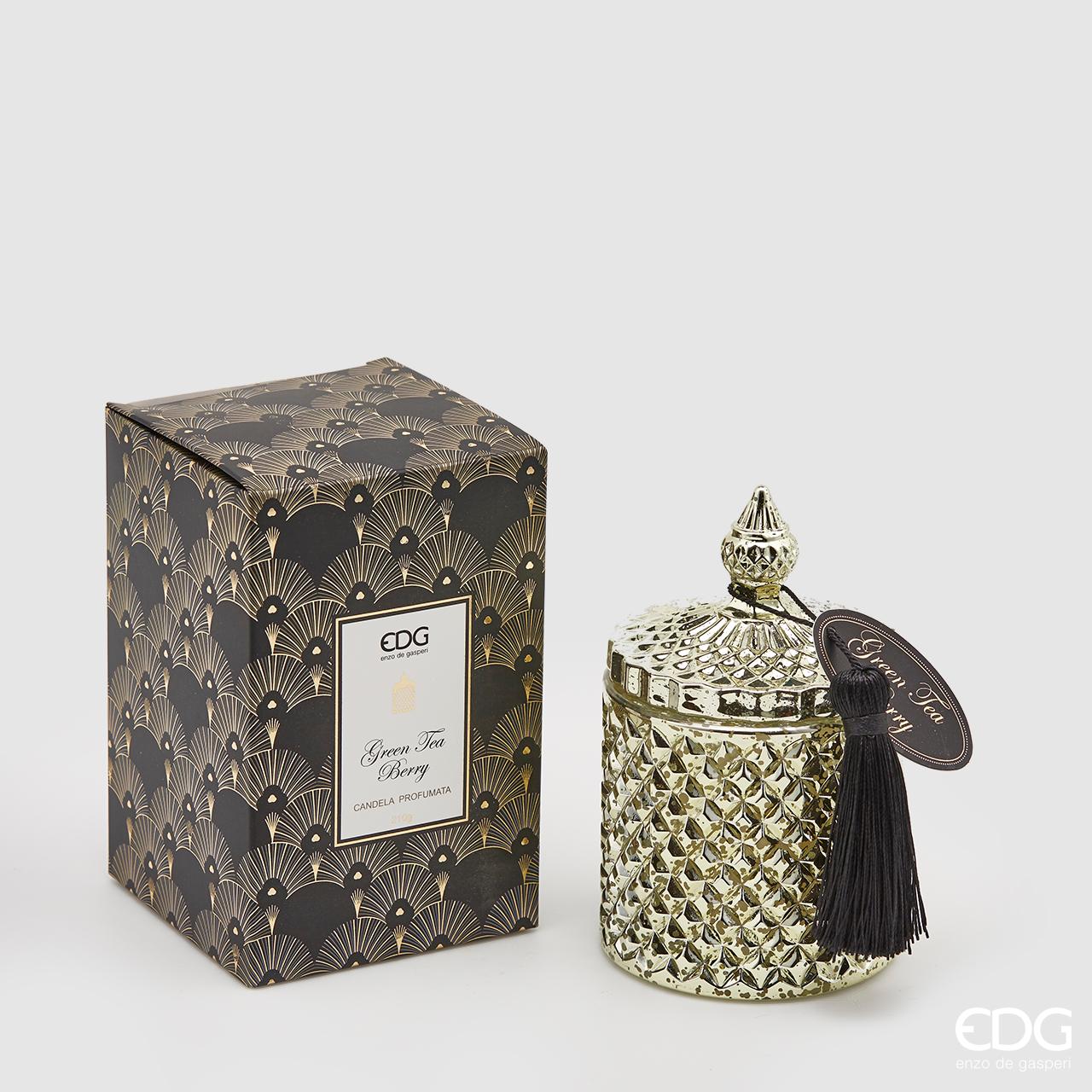 EDG - Enzo De Gasperi Candela Profumata A Forma Di Stella - Vaniglia, 50g, Durata 6 Ore, Decorazione Natalizia
