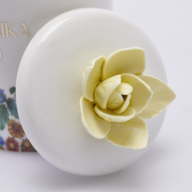 EDG Enzo De Gasperi Botanika Candle W/Ceram. H 13 Cm D 8 Cm Sicilian Lands