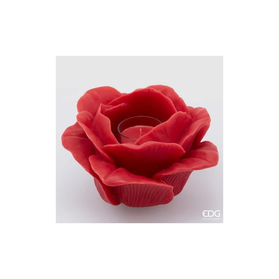 EDG Enzo De Gasperi Candela Rosa Giant H17,5 D25,5 Rossa