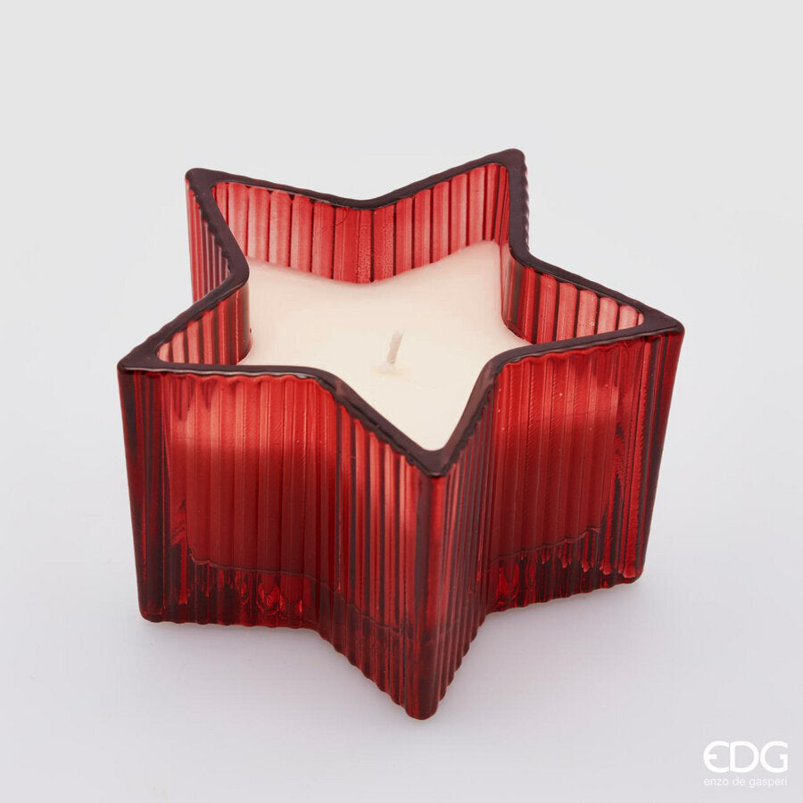 EDG Enzo De Gasperi Candela Stella H 8 Cm D 13,5 Cm Princes of the Night Scatola Regalo