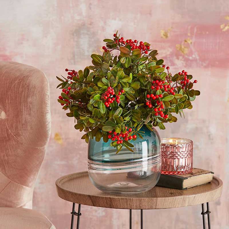 EDG Enzo De Gasperi Candela Crystal New + Scatola Regalo H10,5 D11 Rose