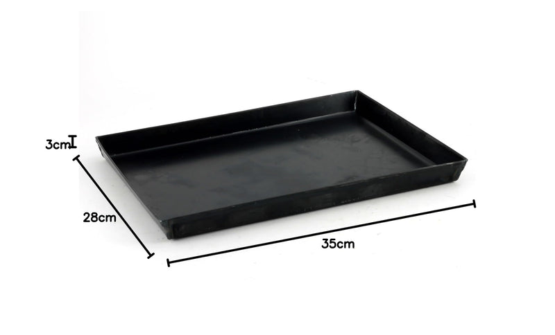 AGNELLI Teglia Rettangolare Lamiera Blu 35x28x3 cm