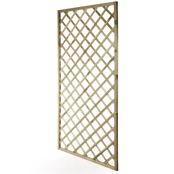 L'Arcolaio Griglia Legno Garden Rettangolare Legno Impregnato 100x200cm