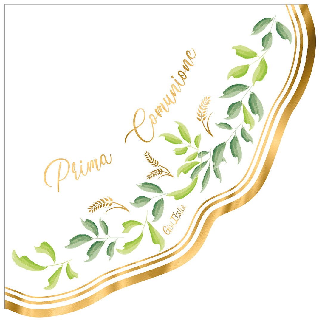 givi givi tovaglioli new liberty prima comunione 33 x 33 cm cf 16 pz bianco ean 8010052643904