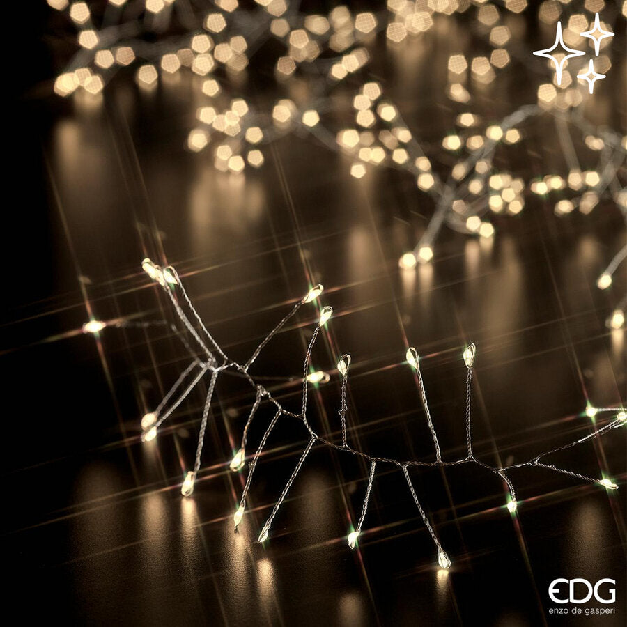 EDG Enzo De Gasperi Christmas Lights MicroLed X 300 2 + 3 Mt Ivory
