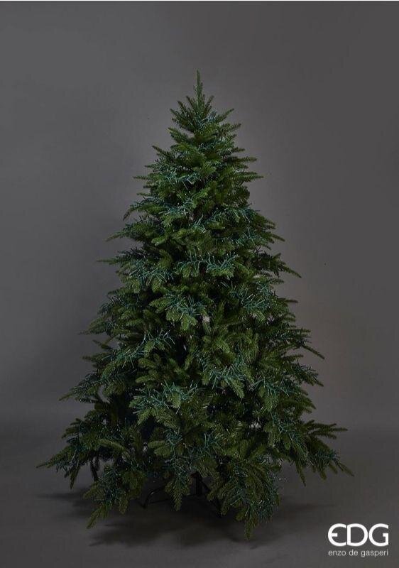 EDG Enzo De Gasperi Albero di Natale Pino Spark H 180 Cm D 125 Cm 5.060 Led Verde