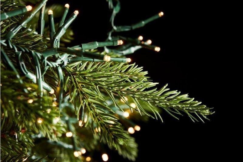 EDG Enzo De Gasperi Albero di Natale Pino Spark H 210 Cm D 141 Cm 6.670 Led Verde