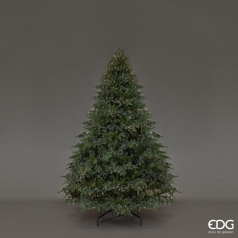 EDG Enzo De Gasperi Albero di Natale Pino Spark H 240 Cm D 184 Cm 7.200 Led