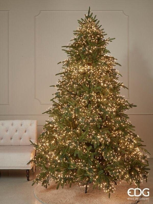 EDG Enzo De Gasperi Albero di Natale Pino Spark H 240 Cm D 184 Cm 7.200 Led