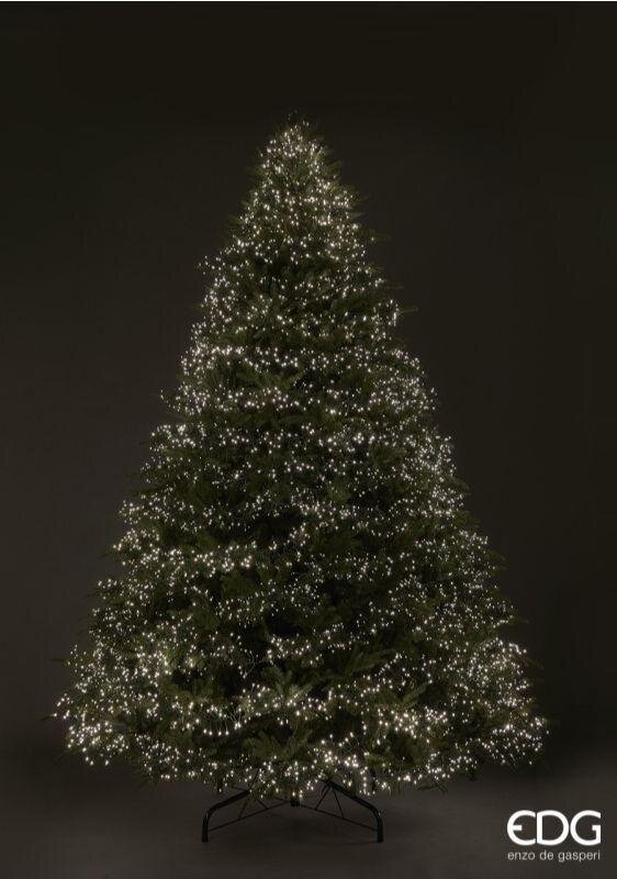 EDG Enzo De Gasperi Albero di Natale Pino Spark H 270 Cm D 198 Cm 8.400 Led Verde
