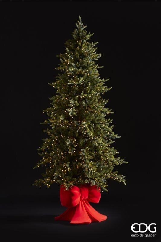 EDG Enzo De Gasperi Albero di Natale Pino Luxury New con 3.000 Led H 210 Cm D 110 Cm