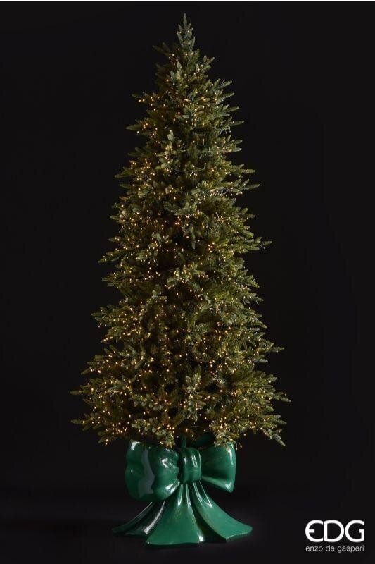 EDG Enzo De Gasperi Albero di Natale Pino Luxury New con 3.000 Led H 210 Cm D 110 Cm