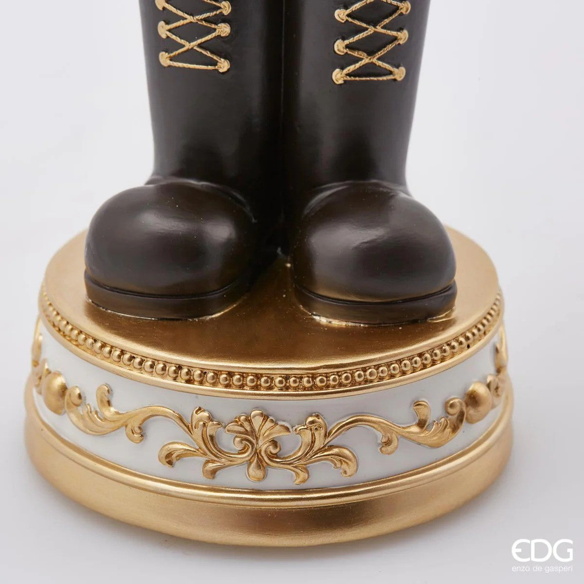 EDG Enzo De Gasperi Sferacqua Santa Claus Lantern with Led H 50 Cm D 13 Cm Green Red